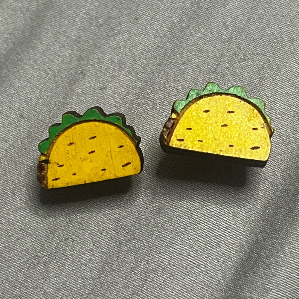 Taco stud earrings!!!